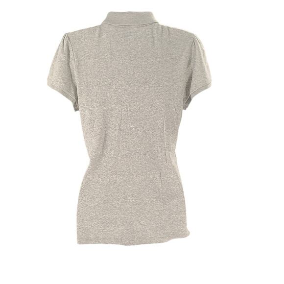 Old Navy Y2K longline ladies polo argyle pattern pink size Large Preppy academia - Picture 2 of 6